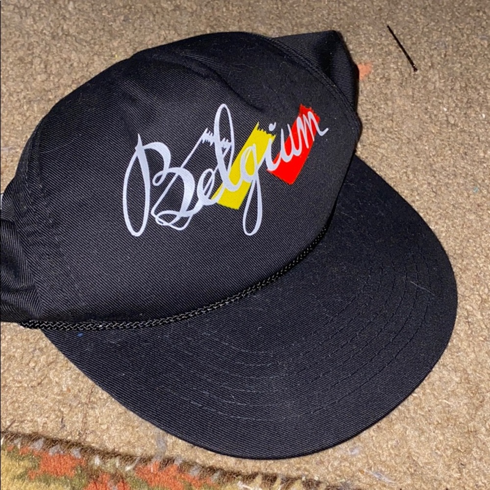 Belgium Flag snapback trucker hat cap MESH SZ OS
